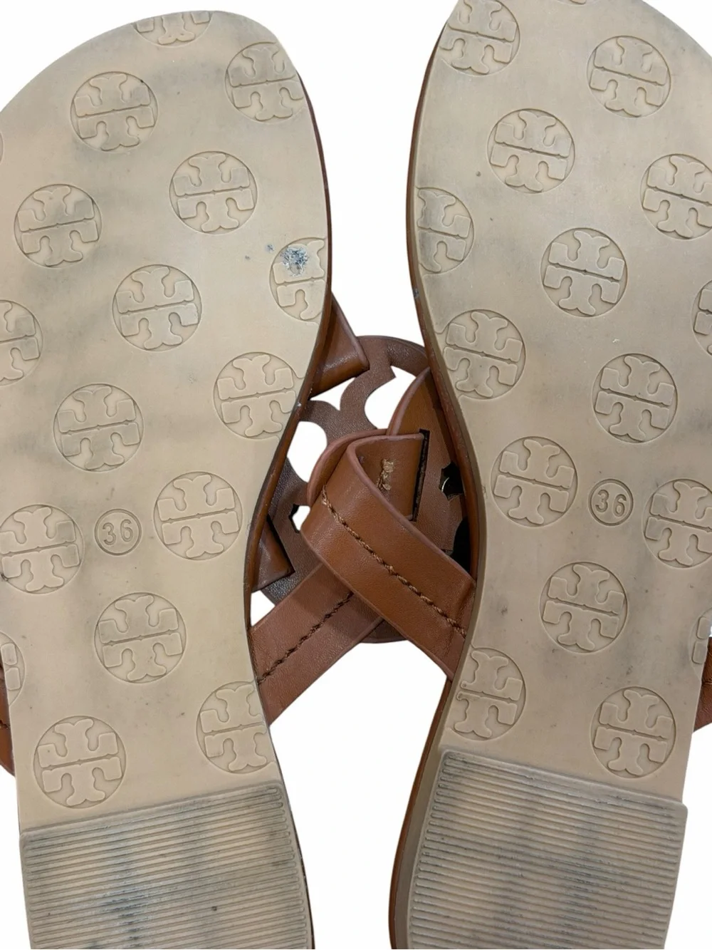 Tory Burch Miller Leather Sandal in Vintage Vachetta Size EU 36 / US 5.5